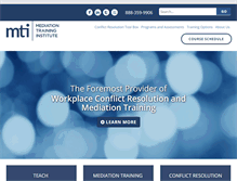 Tablet Screenshot of mediationworks.com